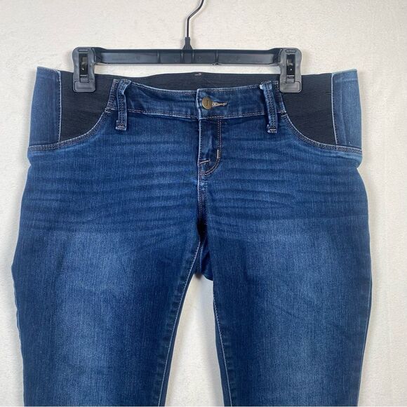 Isabel Maternity Skinny Entubado Pull On Denim Jeans Size 4/27R - Picture 5 of 10